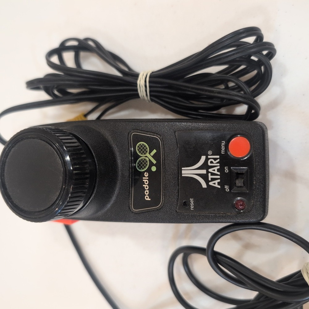 Atari Paddle Controllers Set up Vintage‎ Game System Tested & Working Pair 2004 - Picture 2 of 4